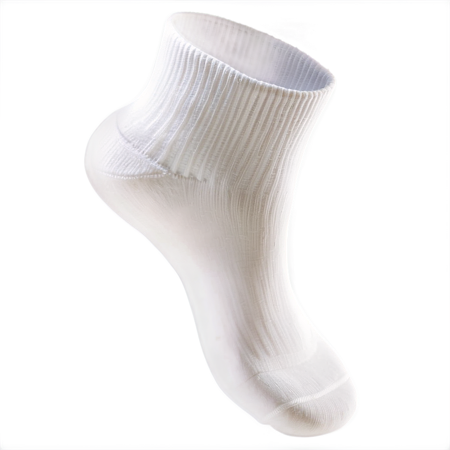 White Sport Socks Png Dqt PNG image