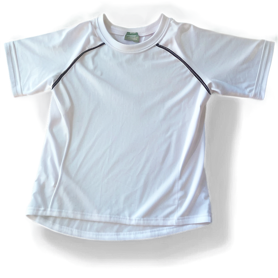 White Sports Shirt Png 05252024 PNG image