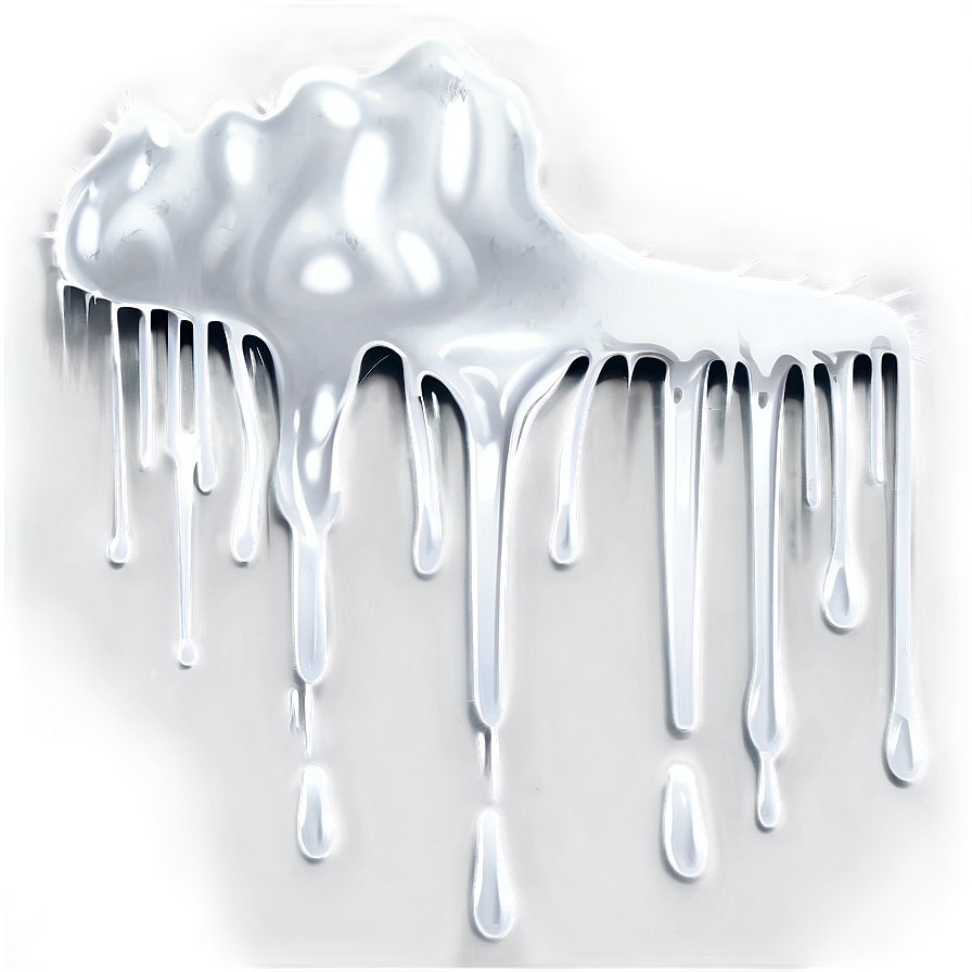 White Spray Paint Drip Png 36 PNG image