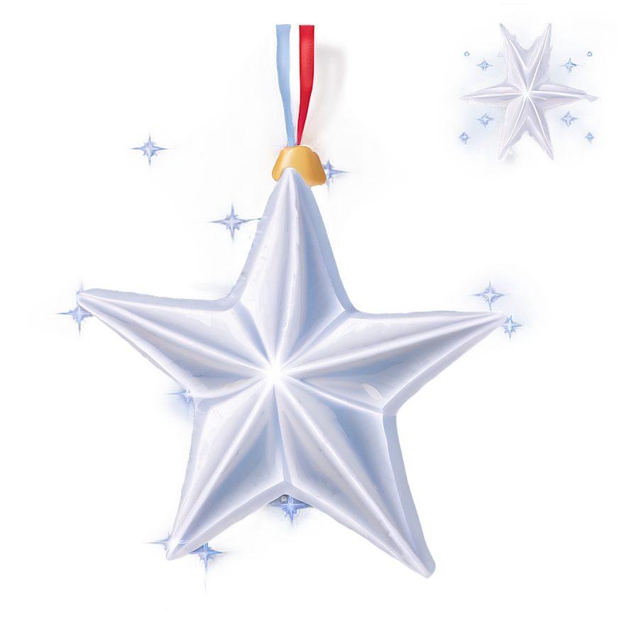 White Star For Decoration Png 05042024 PNG image