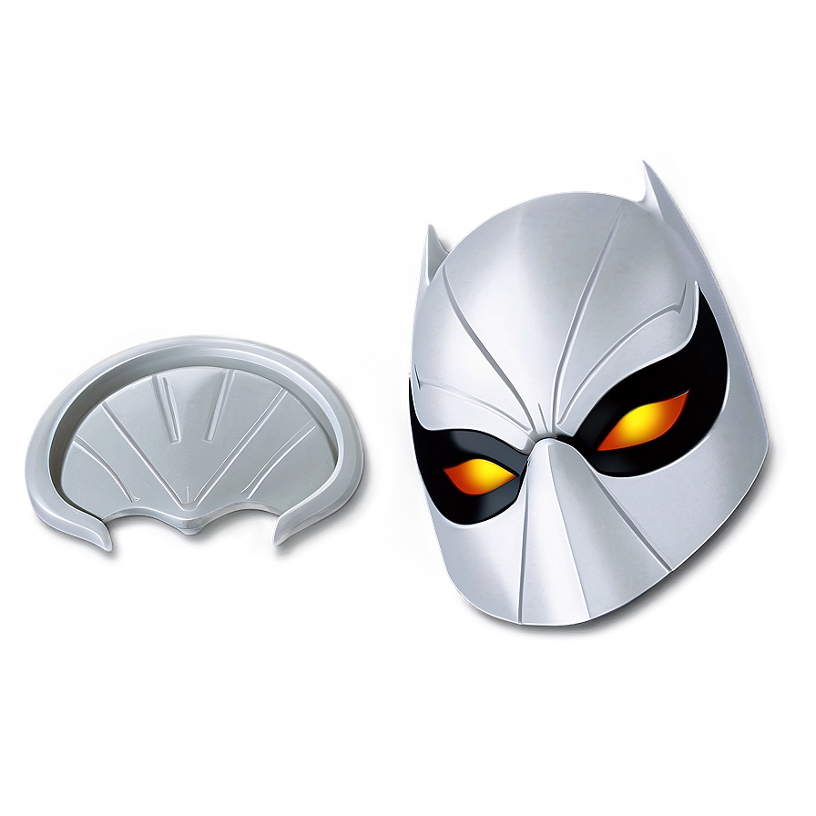 White Superhero Mask Png 06272024 PNG image