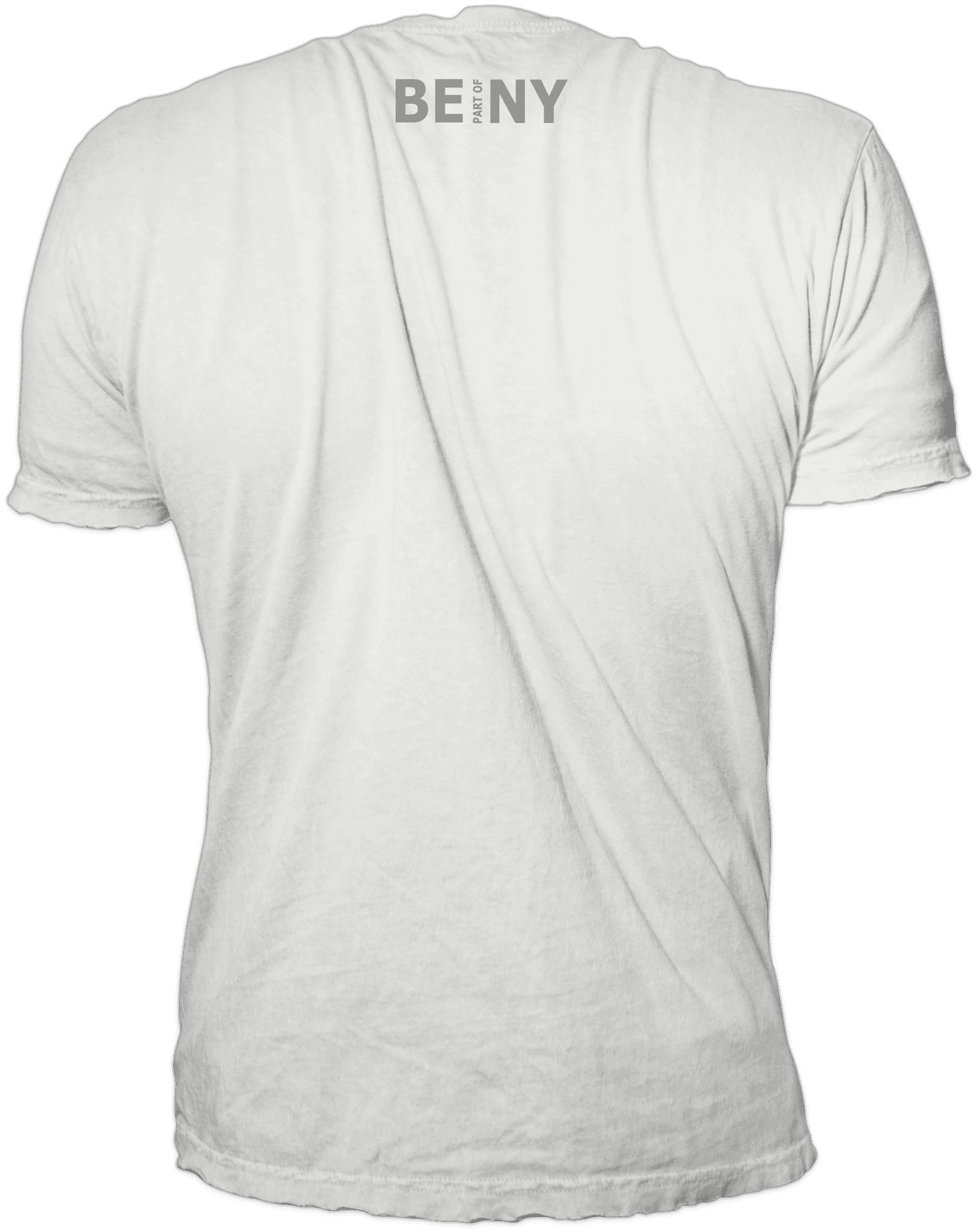 White T Shirt Back View PNG image