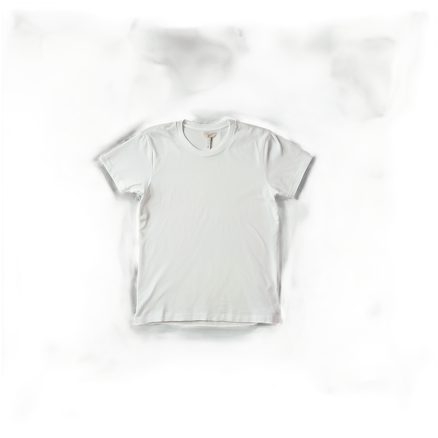 White T-shirt Flat Lay Png Cos PNG image