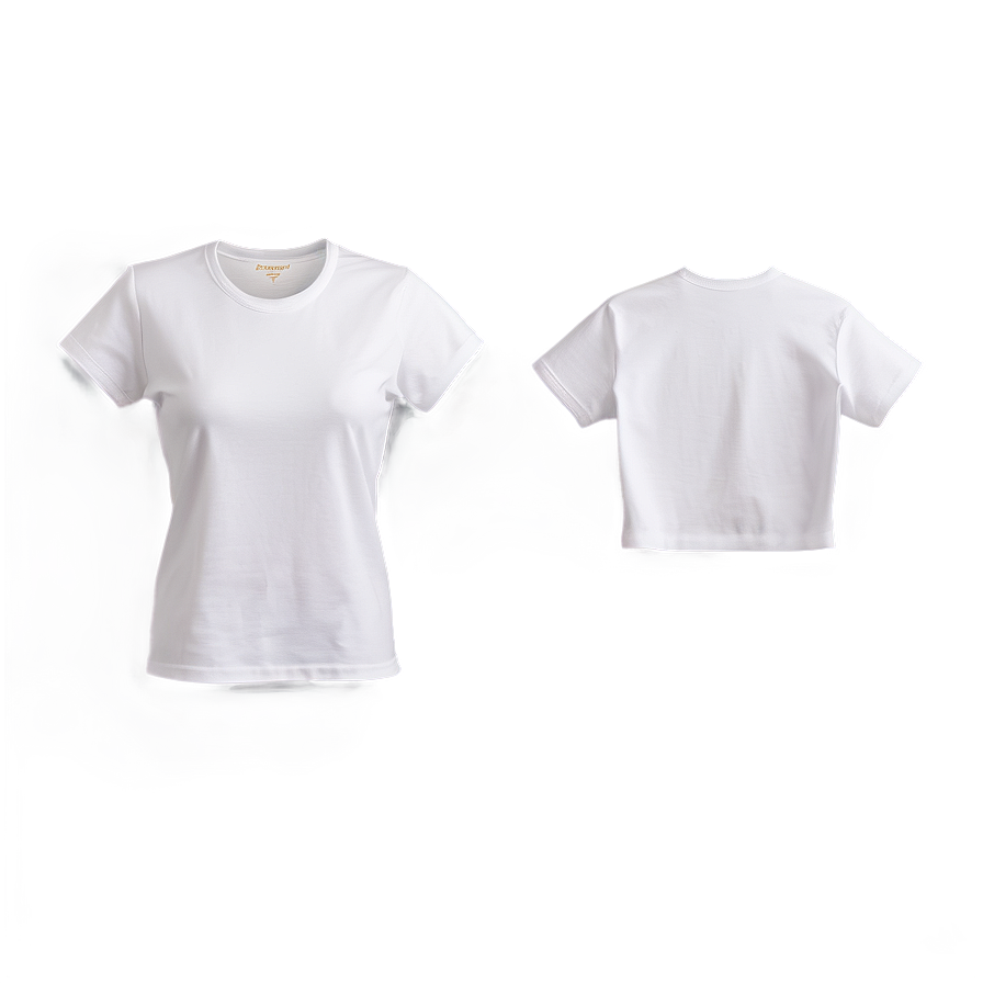 White T Shirt Mock Up Png 06262024 PNG image