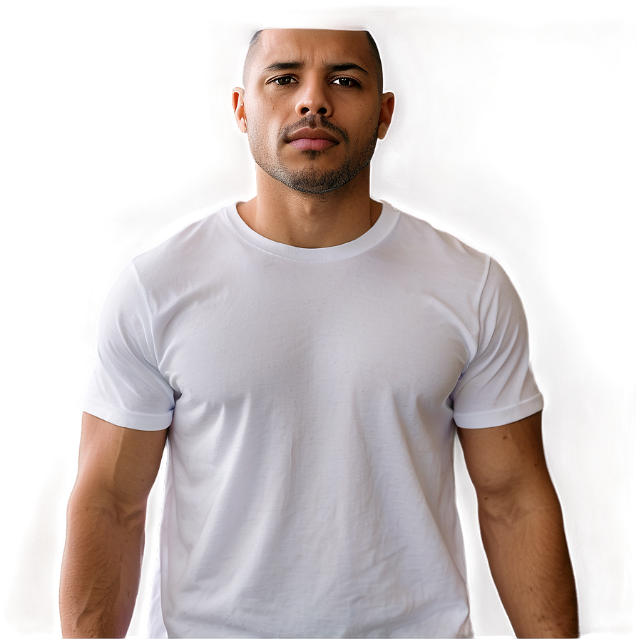 White T Shirt Mock Up Png Apb20 PNG image