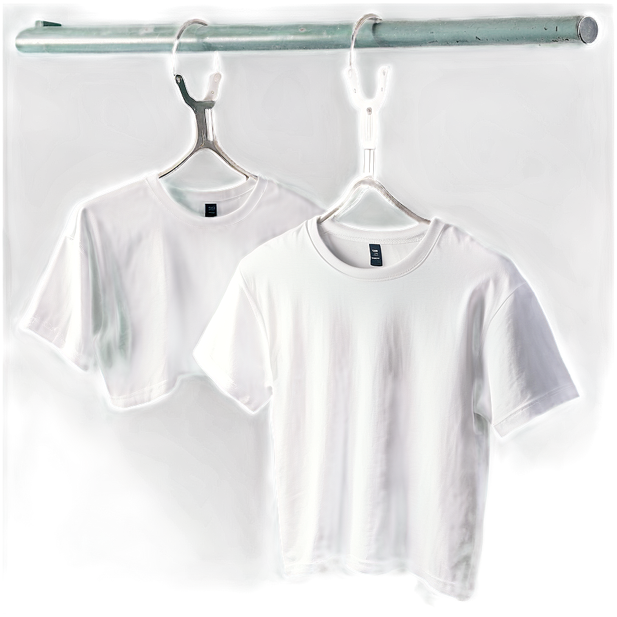 White T-shirt On Hanger Png Sls PNG image