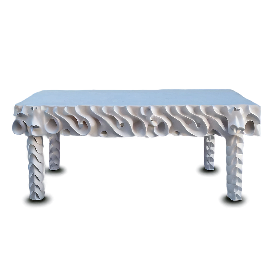 White Table B PNG image