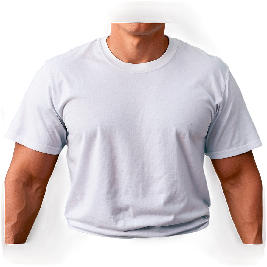 White Tee Front View Png Quq52 PNG image