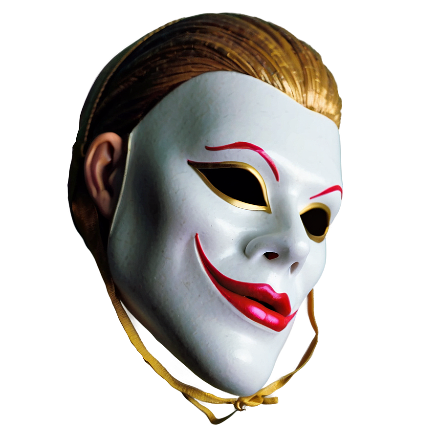 White Theater Mask Png 75 PNG image