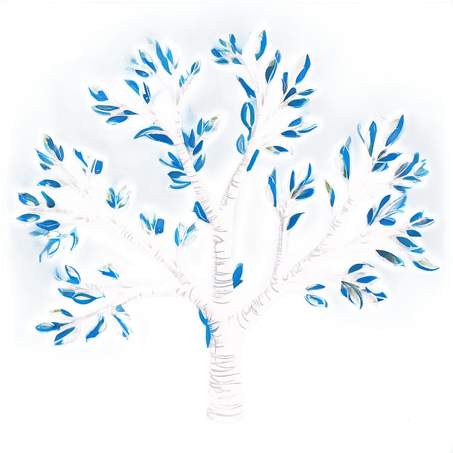 White Tree Branches Background Png 06252024 PNG image