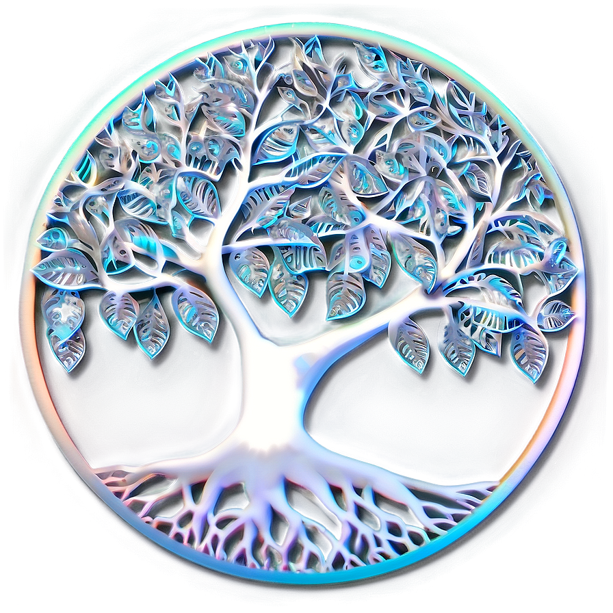 White Tree Of Life Logo Png Ayr PNG image