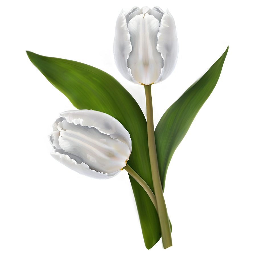 White Tulip Png Xej75 PNG image