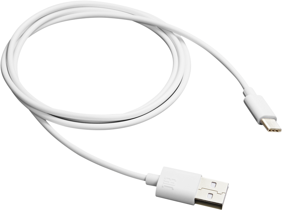 White U S B C Cable PNG image