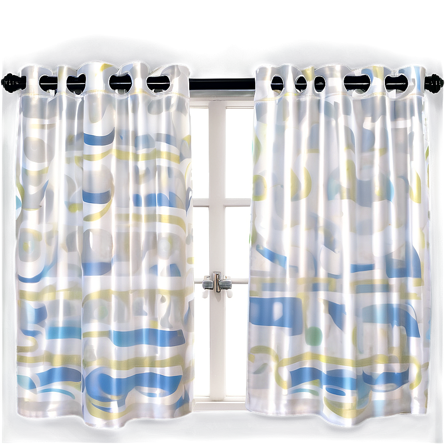 White Wave Curtains Png Yif60 PNG image