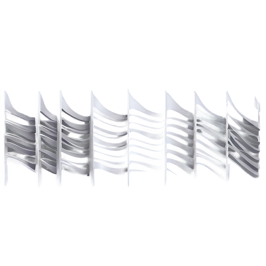 White Waves Lines Png Fkx PNG image