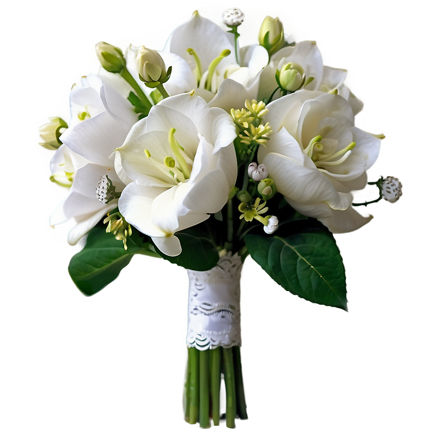 White Wedding Bouquets Png Rka20 PNG image