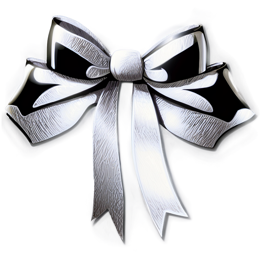 White Wedding Bow Png Jvy44 PNG image
