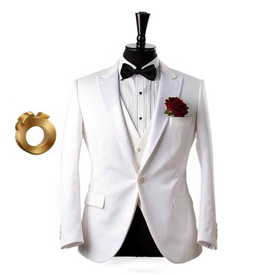 White Wedding Tuxedo Png 86 PNG image