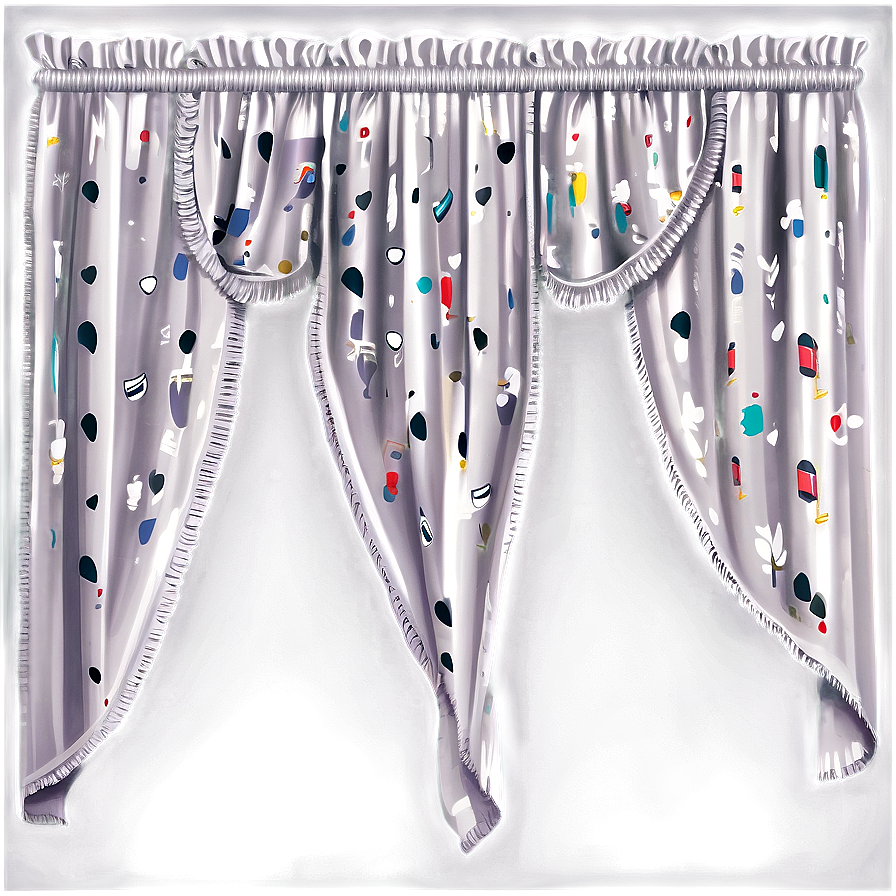 White Window Curtains Png Qxt PNG image