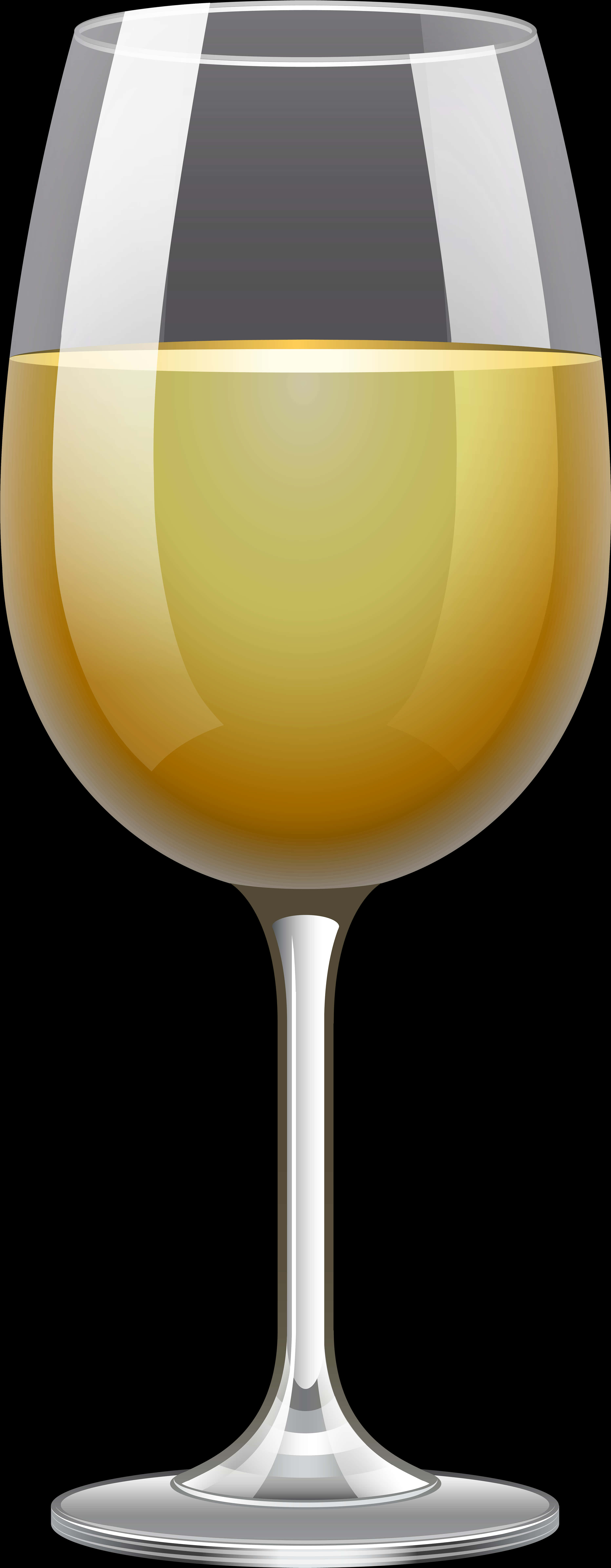 White Wine Glass Vector Illustration.jpg PNG image