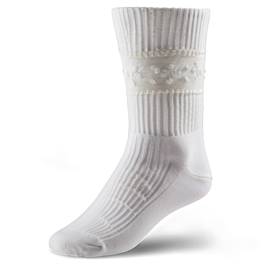 White Winter Socks Png 06272024 PNG image