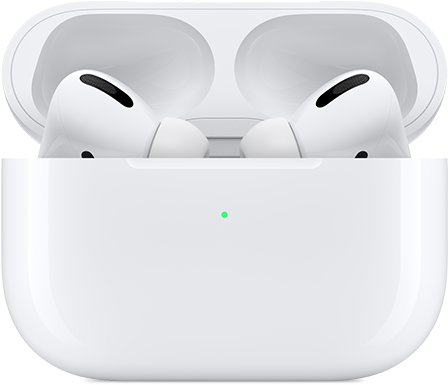 White Wireless Earbudsin Charging Case PNG image