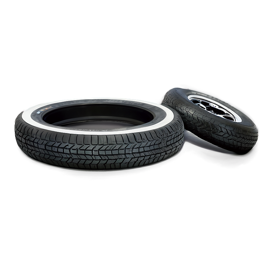 Whitewall Tires Png 06122024 PNG image