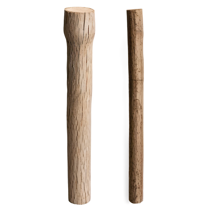 Whittled Wood Stick Png 06272024 PNG image