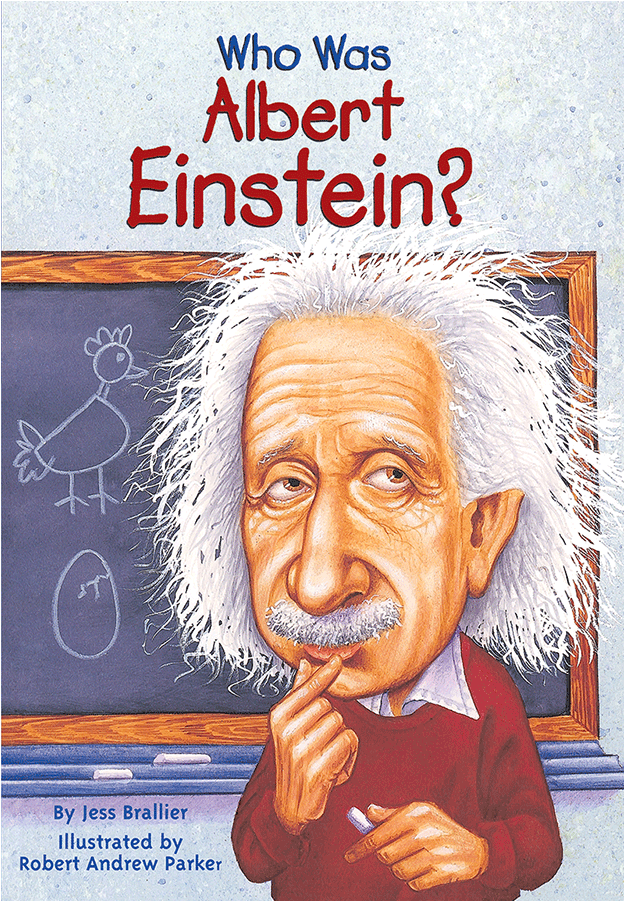 Who Was Albert Einstein Book Cover PNG image