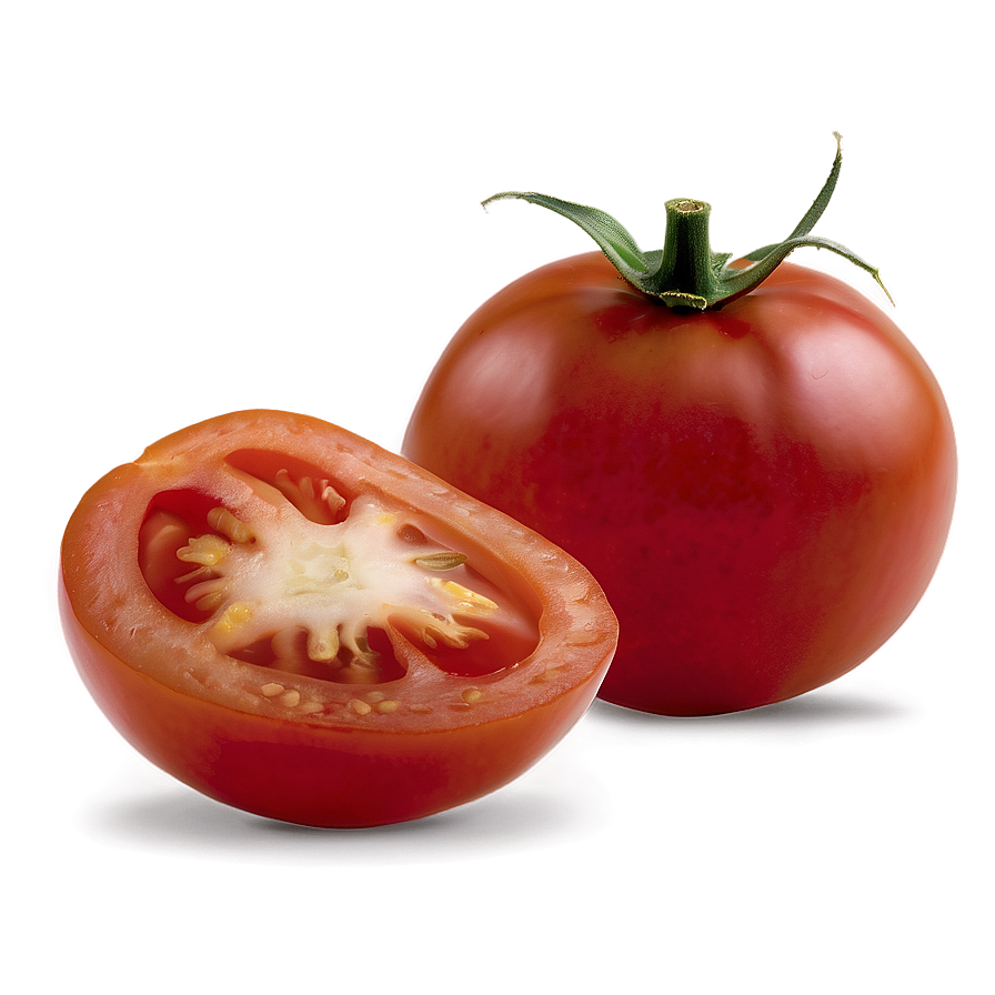 Whole And Halved Tomato Png 13 PNG image