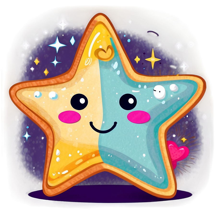 Wholesome Star Cute Png 06122024 PNG image