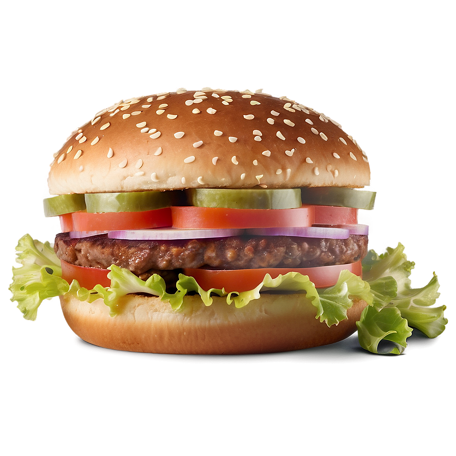 Whopper Cut In Half Png 06132024 PNG image