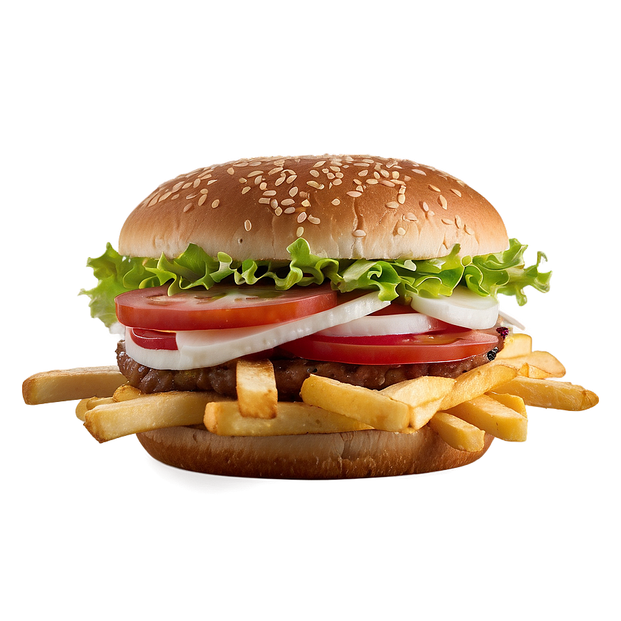 Whopper With Fries Png Xpn PNG image