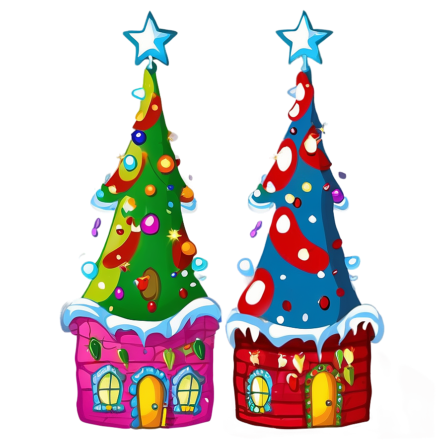 Whoville Festive Background Png 73 PNG image