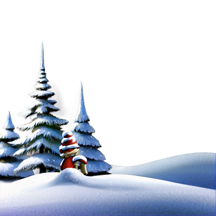 Whoville Snowy Landscape Png Iba70 PNG image