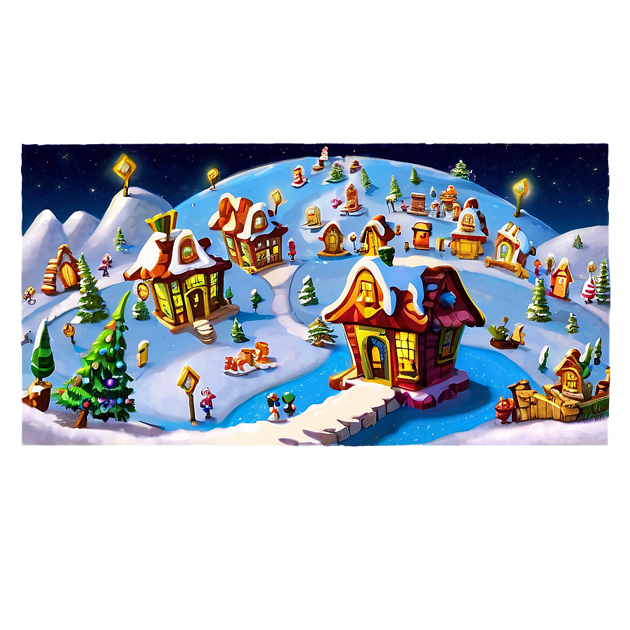 Whoville Town Square Png 06202024 PNG image