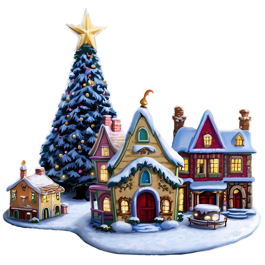 Whoville Town Square Png 06202024 PNG image