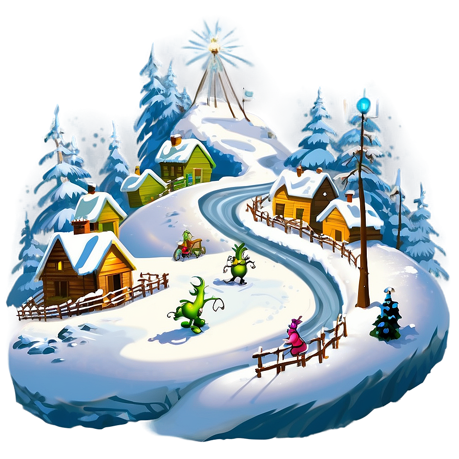 Whoville Winter Trek Png Keq12 PNG image