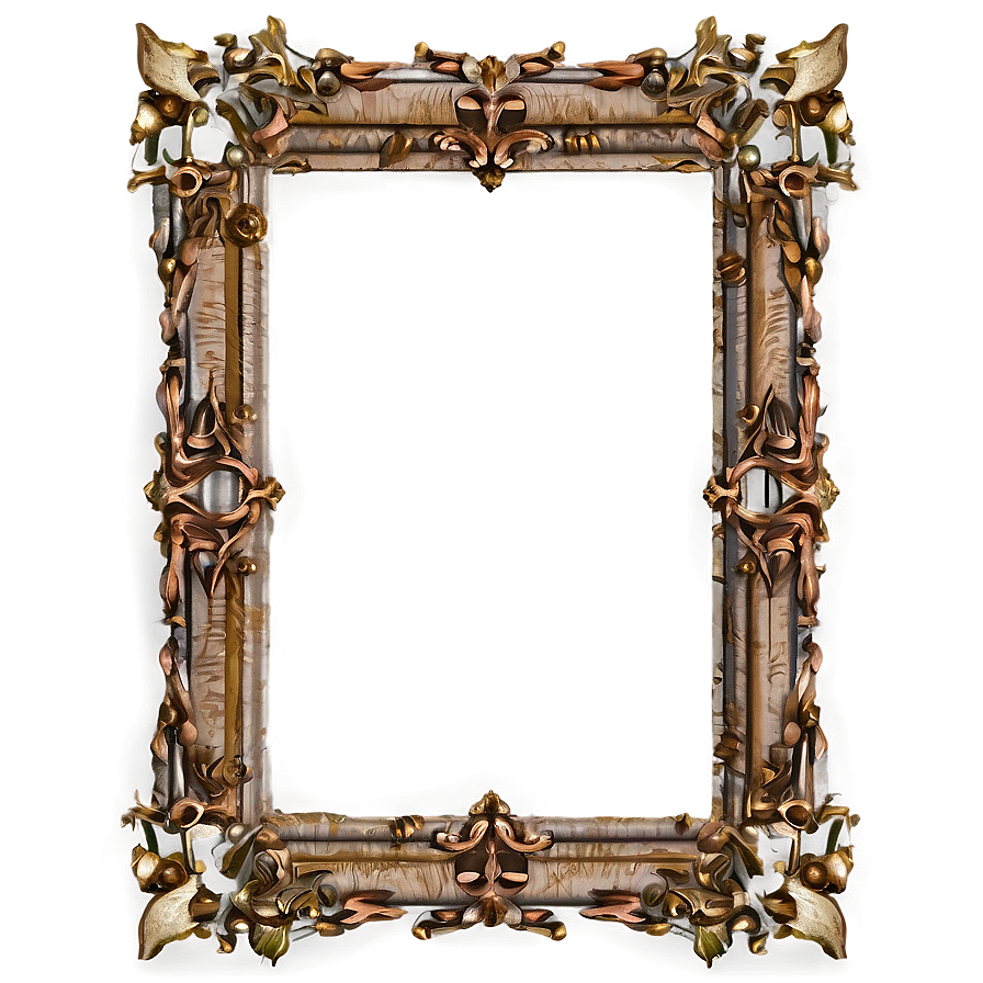 Wide Gothic Frame Png 35 PNG image