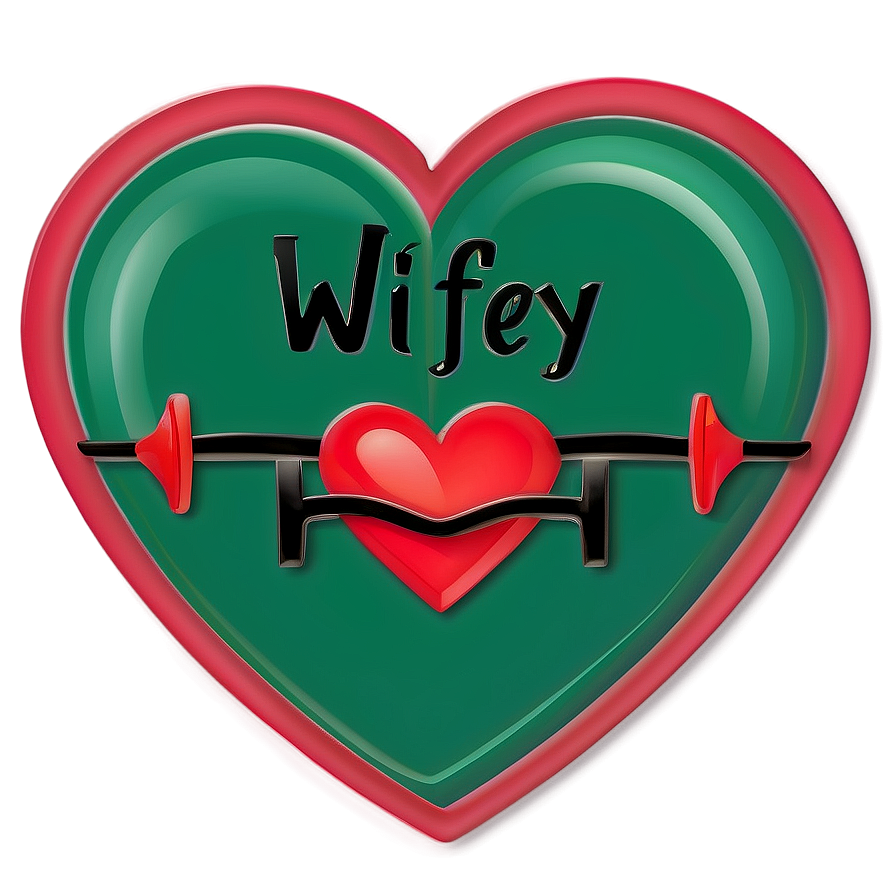 Wifey In Heart Graphic Png Yhl51 PNG image