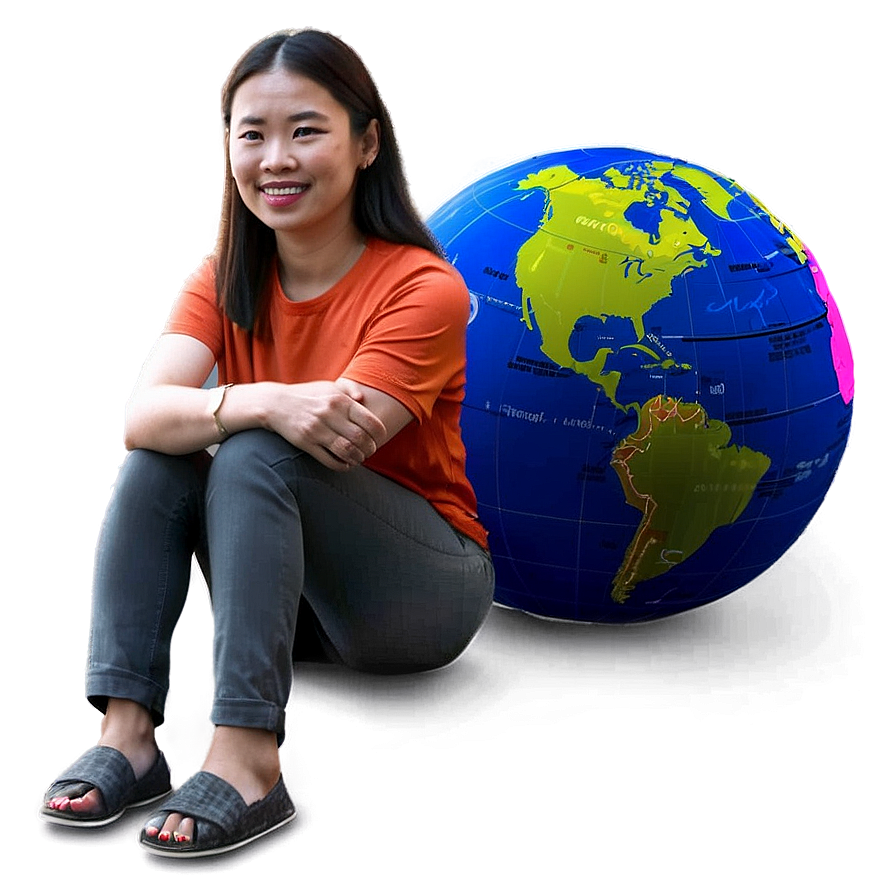 Wifey With Globe Traveler Png Xdx PNG image