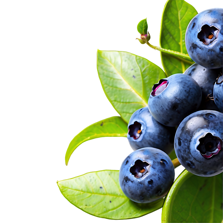 Wild Blueberry Bunch Png 05212024 PNG image