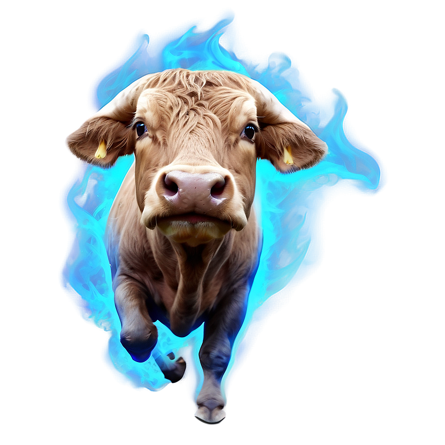 Wild Bull Illustration Png 05242024 PNG image