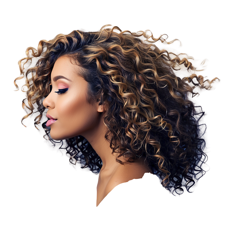 Wild Curly Hair Freedom Png 19 PNG image