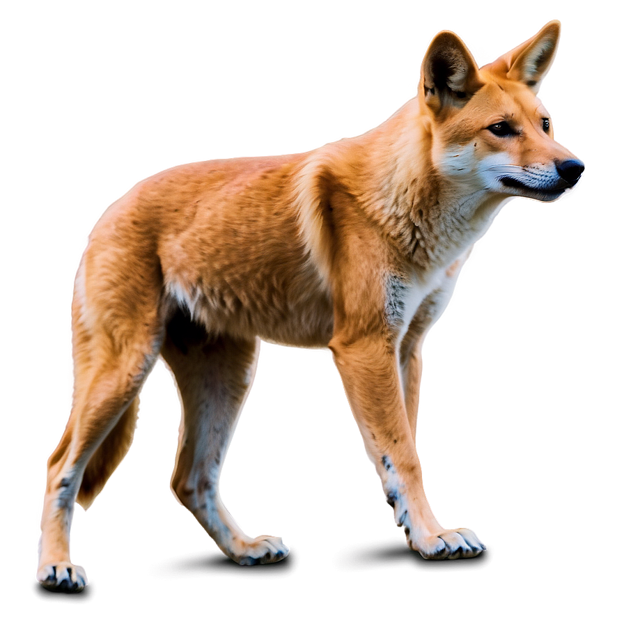 Wild Dingo Pose Png 06202024 PNG image