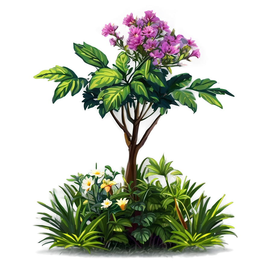 Wild Flower Bush Png Uch PNG image