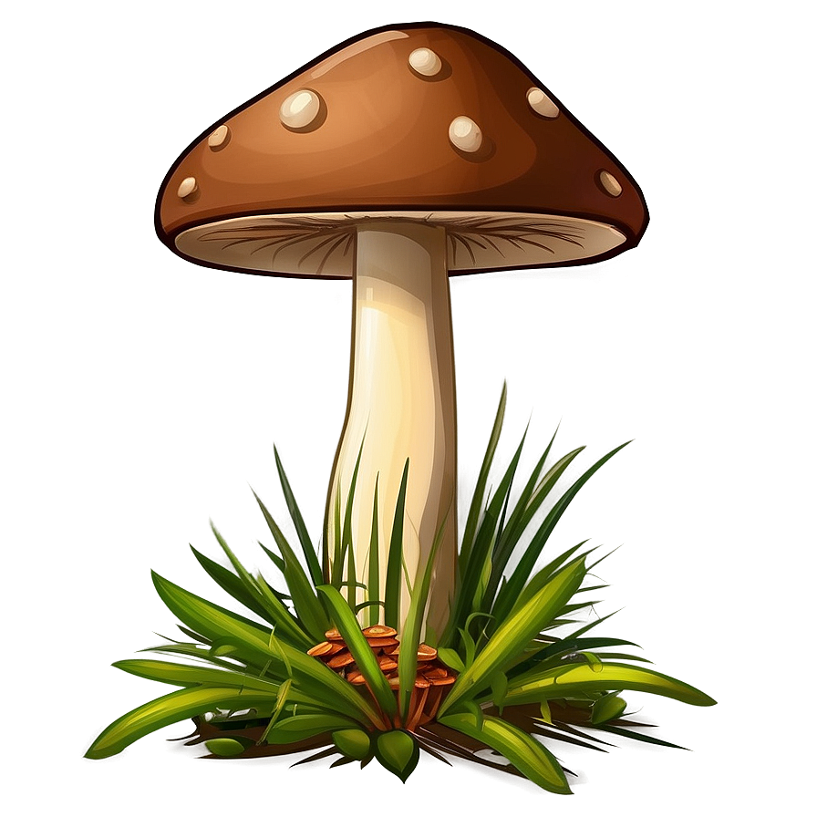 Wild Mushroom Cartoon Png Gmk43 PNG image