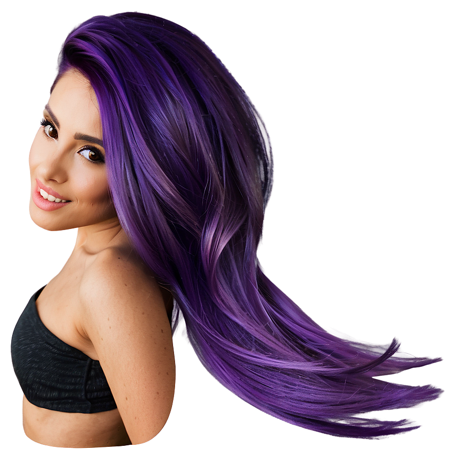 Wild Purple Hair Texture Png Myr86 PNG image