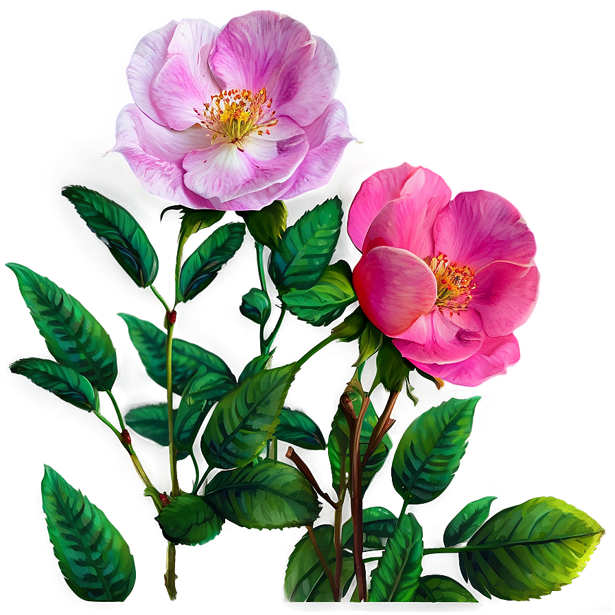Wild Roses Field Png 05042024 PNG image