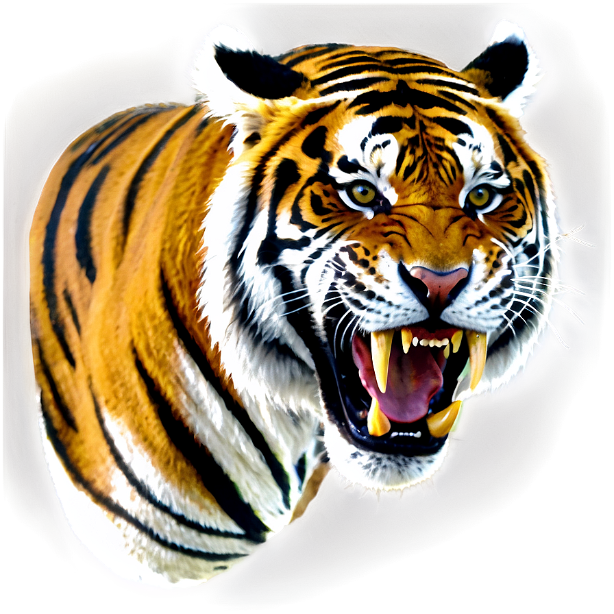 Wild Tiger Fury Png 50 PNG image